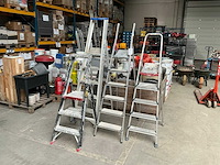 Diverse trapladders (4x) - afbeelding 1 van  5