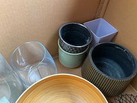 Diverse vazen en decoratie (16x) - afbeelding 7 van  9