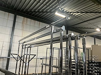 Diverse verrijdbare rvs kledingrekken (10x) - afbeelding 5 van  8