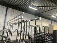 Diverse verrijdbare rvs kledingrekken (10x) - afbeelding 6 van  8