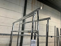 Diverse verrijdbare rvs kledingrekken (10x) - afbeelding 6 van  9