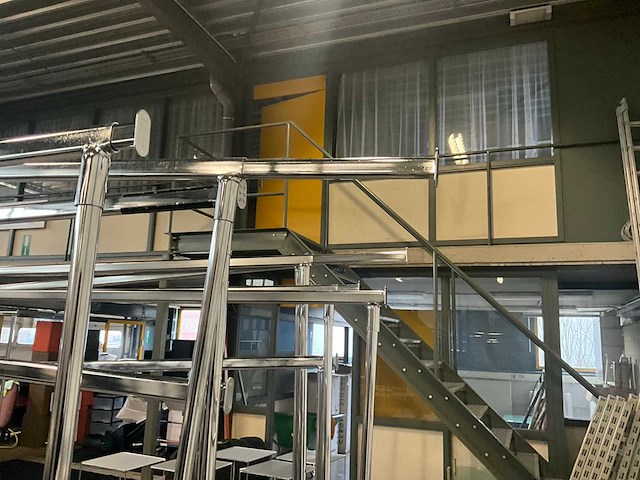 Diverse verrijdbare rvs kledingrekken (10x) - afbeelding 7 van  9