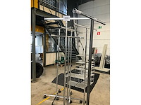 Diverse verrijdbare rvs kledingrekken (6x) - afbeelding 4 van  6