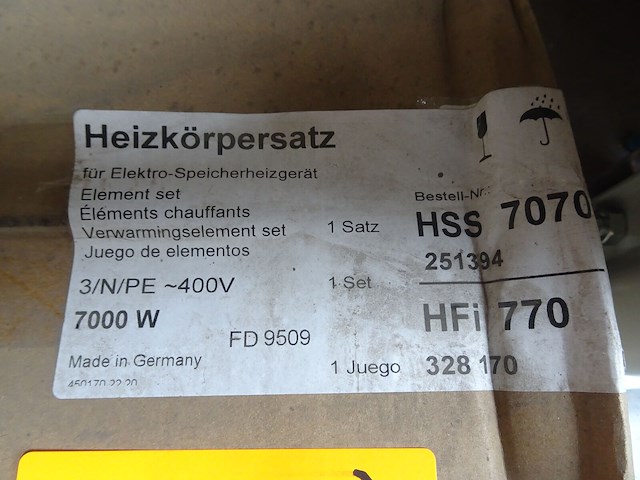 Diverse verwarmingselementen heinzköpersatz - afbeelding 2 van  4
