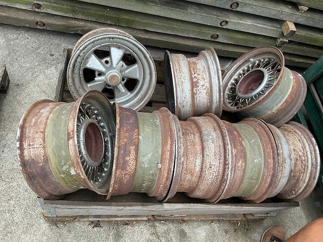 Diverse vintage velgen (8x) - afbeelding 3 van  4