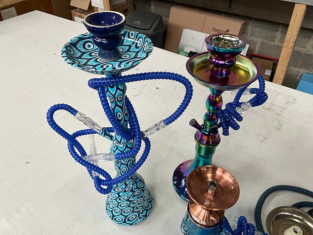 Diverse waterpijpen (6x) - afbeelding 2 van  9