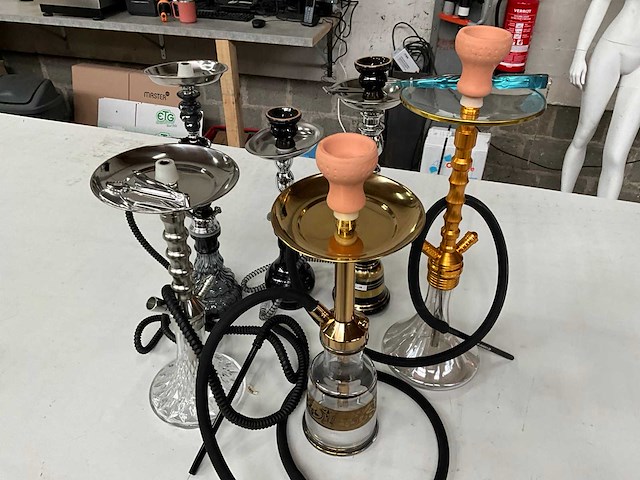 Diverse waterpijpen (6x) - afbeelding 1 van  8