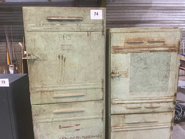 Diverse werkplaats opbergkasten (2x) - afbeelding 1 van  2