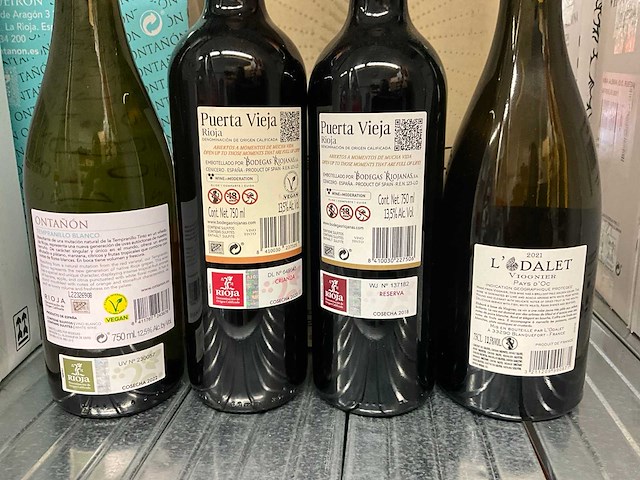 Diverse wijnen (50x) - afbeelding 3 van  9