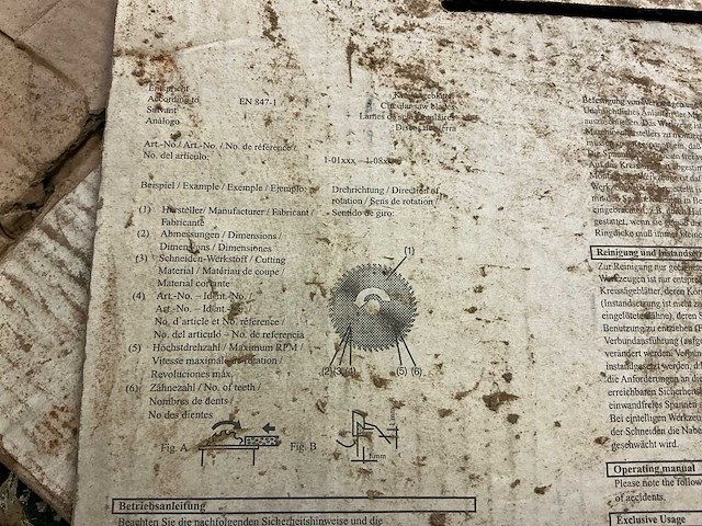 Diverse zaagbladen - afbeelding 3 van  16