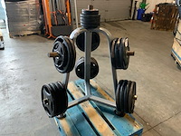 Diversen 215kg 50mm schijven krachtstation - afbeelding 10 van  10