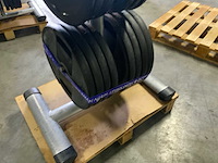 Diversen 50mm schijven 250kg met rek krachtstation - afbeelding 6 van  7