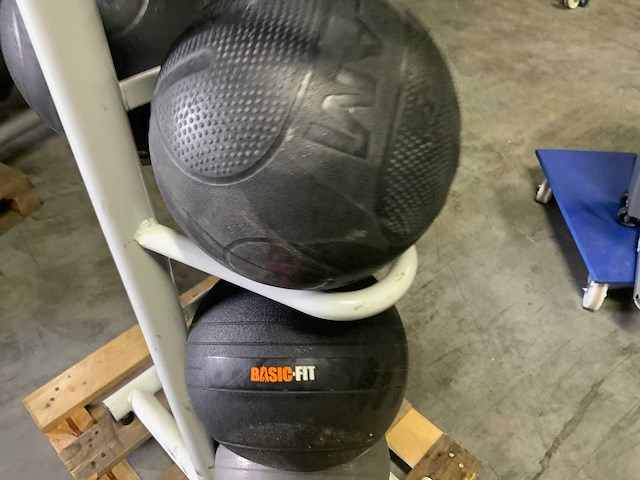 Diversen medicine ball en slam ball 5x krachtstation - afbeelding 4 van  5