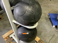 Diversen medicine ball en slam ball 5x krachtstation - afbeelding 4 van  5