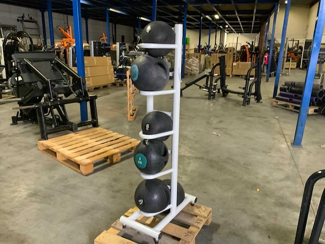 Diversen medicine ball en slam ball 6x krachtstation - afbeelding 1 van  5