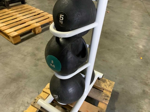Diversen medicine ball en slam ball 6x krachtstation - afbeelding 2 van  5