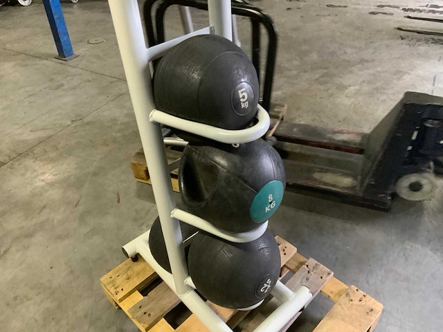 Diversen medicine ball en slam ball 6x krachtstation - afbeelding 4 van  5