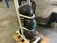 Diversen medicine ball en slam ball 6x krachtstation - afbeelding 4 van  5