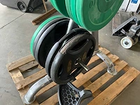 Diversen schijven 4x20;6x10;1x5kg krachtstation - afbeelding 3 van  4