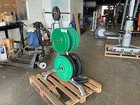 Diversen schijven 4x20;6x10;1x5kg krachtstation