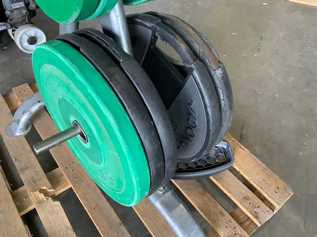 Diversen schijven 4x20;6x10;1x5kg krachtstation - afbeelding 2 van  4