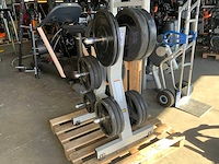 Diversen schijven 50mm 2x20;12x10;7x5kg krachtstation - afbeelding 2 van  5