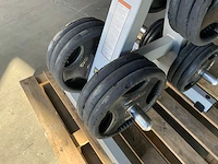 Diversen schijven 50mm 2x20;12x10;7x5kg krachtstation - afbeelding 4 van  5