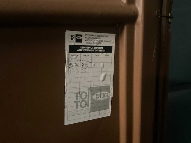 Dixi mobiel toilet - afbeelding 10 van  11