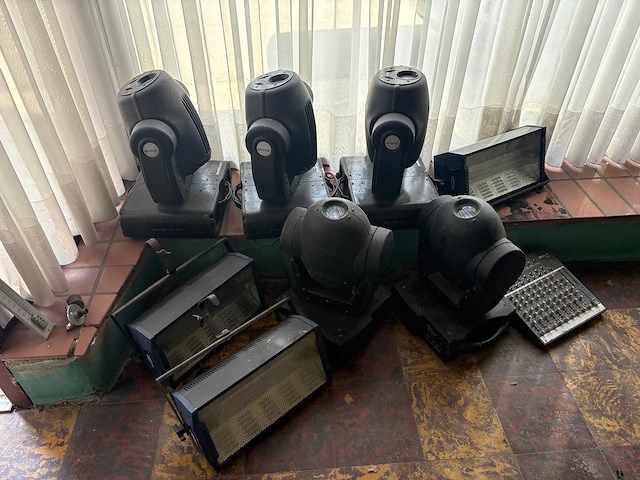 Dj lampen partij - various light equipment (9x) - afbeelding 2 van  8