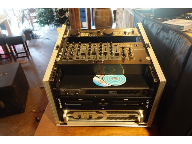 Dj-rack jbsystems met apparatuur - afbeelding 1 van  16