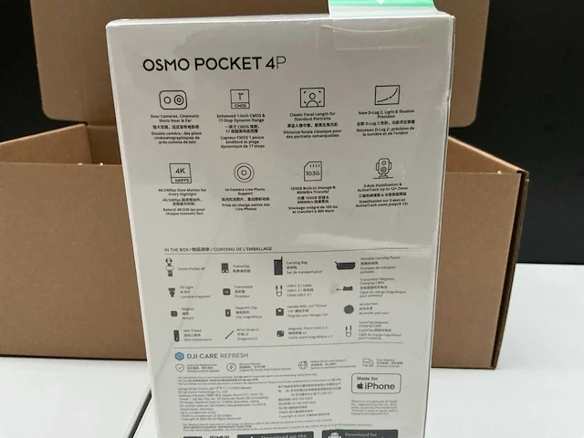 Dji osmo pocket 4p actioncamera - afbeelding 1 van  2