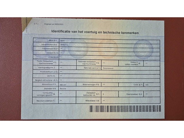 Dkw - f12 - oldtimer - afbeelding 29 van  38