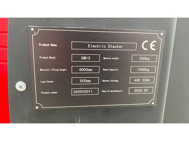 Dmht - dm15 - electric pallet trucks - 09-2025 - afbeelding 11 van  20