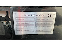 Dmht - kubota - dm20 - mini-excavator - 10-2025 - afbeelding 8 van  17