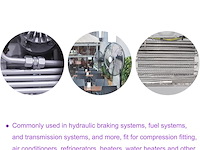 Dmiotech 3/8 "od 6061 aluminium gerolde buizenstelsel - afbeelding 3 van  3