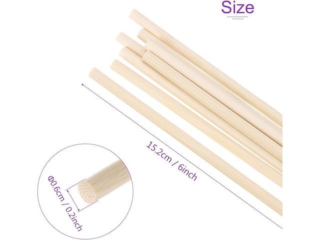 Dmiotech houten deuvelstangen (50 stuks) - afbeelding 3 van  6