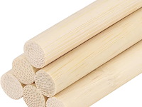 Dmiotech houten deuvelstangen (50 stuks) - afbeelding 1 van  4