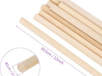 Dmiotech houten deuvelstangen (50 stuks) - afbeelding 3 van  4