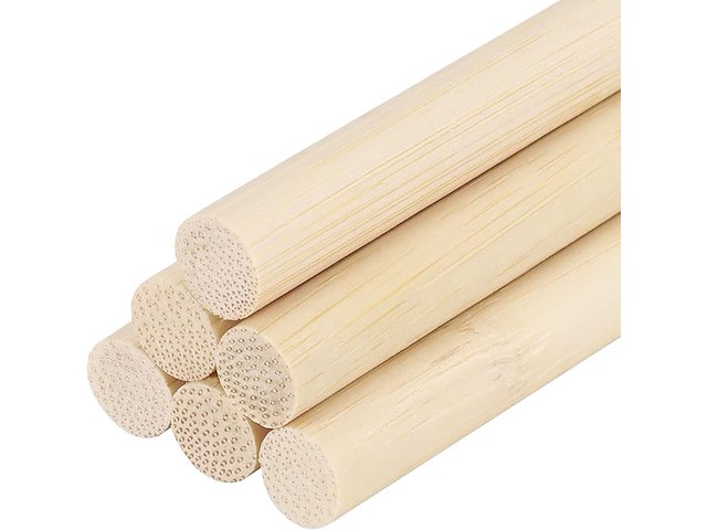 Dmiotech houten deuvelstangen (50 stuks) - afbeelding 1 van  4