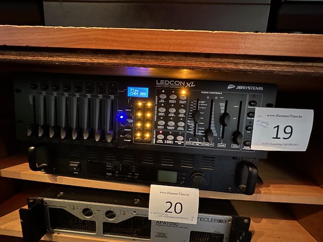 Dmx lightning controller jbsystems ledcon cl - afbeelding 1 van  13