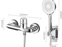 Dnkelar badkuipkraan - afbeelding 2 van  6