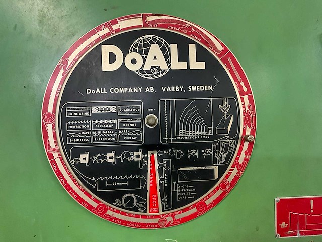 Doall dbw-15 lintzaagmachine - afbeelding 11 van  15