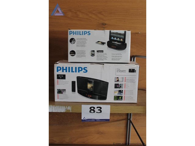 Docking systemen voor ipod/iphone, philips, werking niet gekend - afbeelding 1 van  2