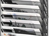 Documentenhouder 14 pockets metaal zwart - afbeelding 1 van  4