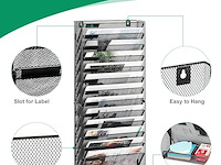 Documentenhouder 14 pockets metaal zwart - afbeelding 4 van  4