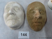 Dodenmasker 2 stuks - afbeelding 1 van  3