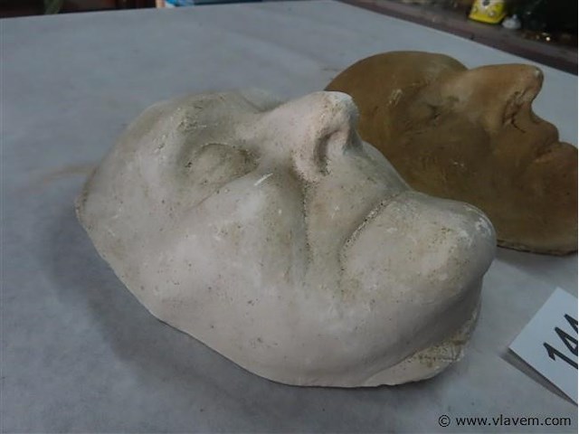 Dodenmasker 2 stuks - afbeelding 2 van  3