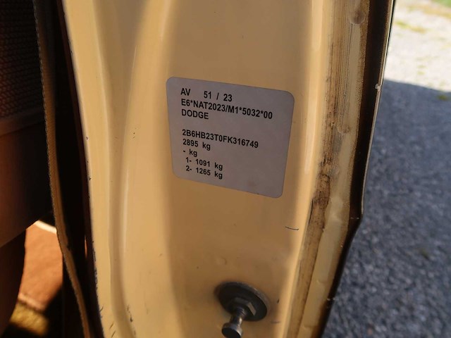 Dodge - ram van - dodge van - afbeelding 46 van  58