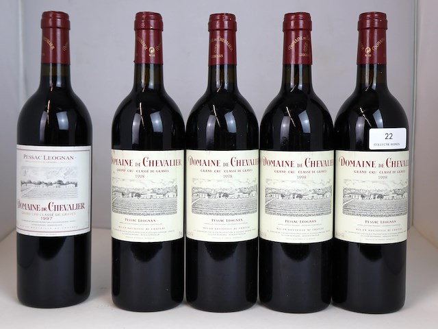 Domaine de chevalier 1997 & 1998 (5x) - afbeelding 1 van  6