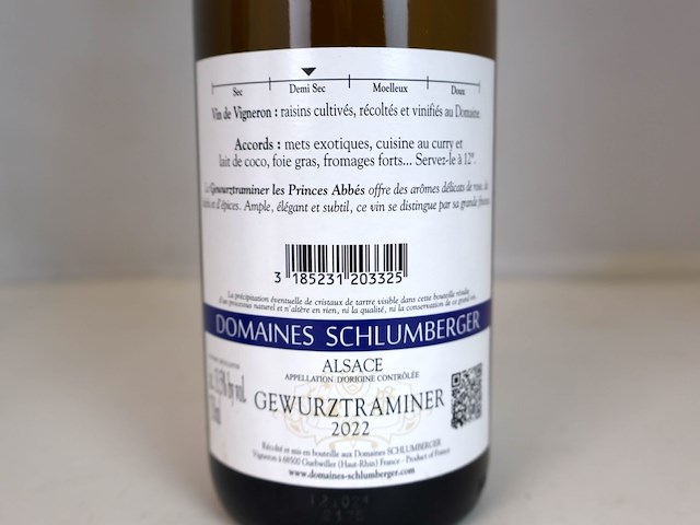 Domaines schlumberger gewurztraminer 2022 (2x) - afbeelding 3 van  3